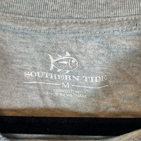 Southern Tide Gray Short Sleeve Tee Mens Size M - Picture 3 of 5
